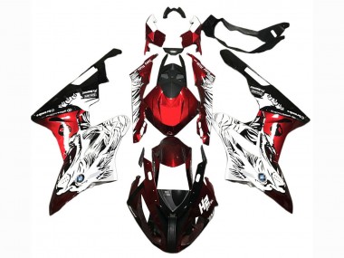 Cheap 2015-2016 BMW S1000RR Motorcycle Fairings - White Red Black Canada