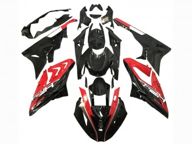 Cheap 2015-2016 BMW S1000RR Motorcycle Fairings - Red Glossy Black Canada
