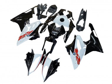Cheap 2015-2016 BMW S1000RR Motorcycle Fairings - White Black Carbon Fiber Canada