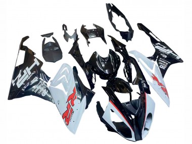 Cheap 2015-2016 BMW S1000RR Motorcycle Fairings - White Glossy Black Canada