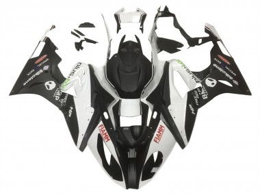 Cheap 2015-2016 BMW S1000RR Motorcycle Fairings - White Matte Black HP Fiamm Canada