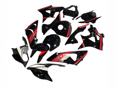 Cheap 2009-2014 BMW S1000RR Motorcycle Fairing - Red Glossy Black Canada