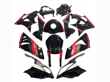 Cheap 2009-2014 BMW S1000RR Motorcycle Fairing - Red Glossy Black Canada
