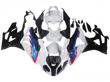 Cheap 2009-2014 BMW S1000RR Motorcycle Fairings - White Red Blue Glossy Black HP Becker Carbon Canada