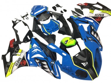 Cheap 2009-2014 BMW S1000RR Motorcycle Fairings - Blue Yellow Red Black Shark VR 46 Canada