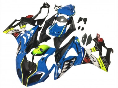 Cheap 2009-2014 BMW S1000RR Motorcycle Fairings - Blue Yellow Red Black Shark VR 46 Canada
