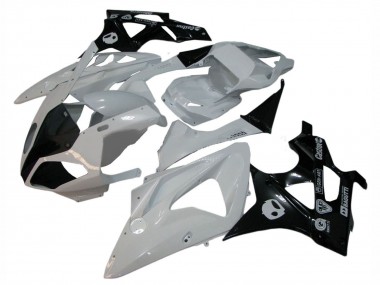 Cheap 2009-2014 BMW S1000RR Motorcycle Fairings - White Glossy Black Canada
