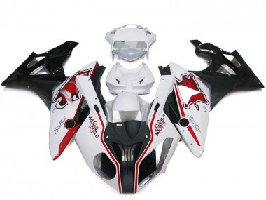 Cheap 2009-2014 BMW S1000RR Bike Fairings - White Red Glossy Black Canada