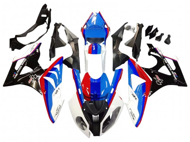 2009-2014 BMW S1000RR Full Motorcycle Fairings - White Red Blue Glossy Black Canada