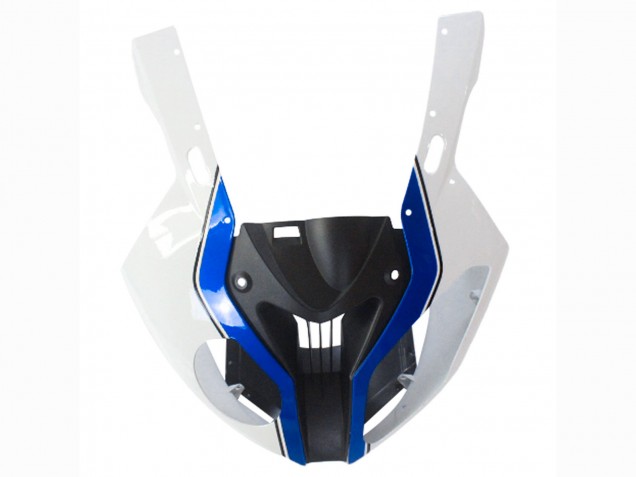 2009-2014 BMW S1000RR Motorcycle Fairings - White Blue Glossy Black Castrol Canada
