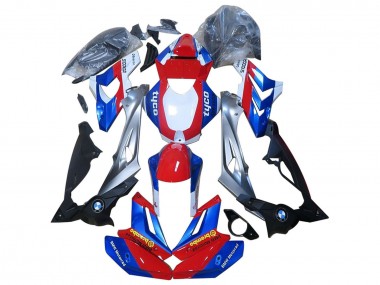 Cheap 2014-2016 BMW S1000R Motorcycle Fairings - Red Blue Canada