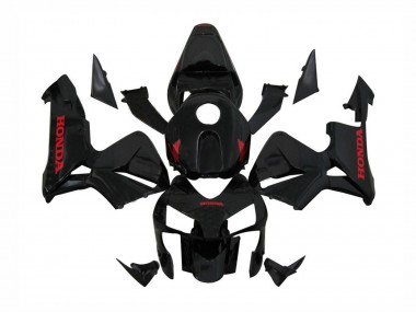 Cheap 2003-2004 Honda CBR600RR Motorcycle Fairings - Glossy Black Red Decals Canada