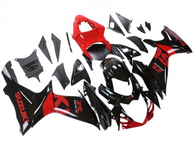 Cheap 2011-2024 Suzuki GSXR 600 / GSXR 750 Motorcycle Fairing Kits - Red Glossy Black Canada