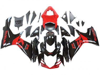 Cheap 2011-2024 Suzuki GSXR 600 / GSXR 750 Motorcycle Fairing Kits - Red Glossy Black Canada