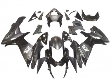 Cheap 2011-2024 Suzuki GSXR 600 / GSXR 750 Motorcycle Fairings - Matte Black Glossy Black White Decal Canada