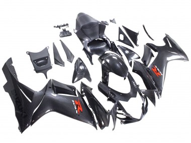 Cheap 2011-2024 Suzuki GSXR 600 / GSXR 750 Motorcycle Fairings - Black Carbon Fiber Red Canada