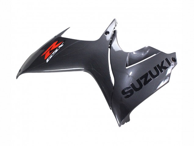 2011-2024 Suzuki GSXR 600 / GSXR 750 Motorcycle Fairings - Black Carbon Fiber Red Canada
