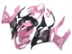 2018-2024 Kawasaki Ninja 400 Motorcycle Fairings - Pink Matte Black Honeycomb Canada