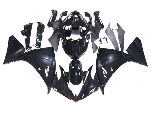2012-2014 Yamaha YZF 1000 R1 Motorcycle Fairings - Glossy Black Canada