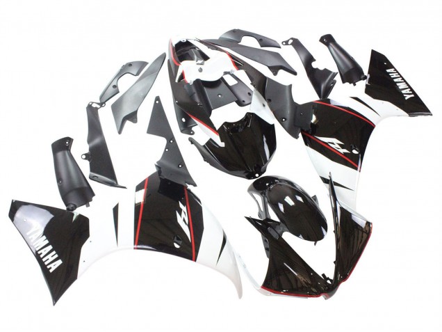 2012-2014 Yamaha YZF 1000 R1 Motorcycle Fairing - White Red Glossy Black Canada