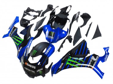Cheap 2015-2019 Yamaha YZF 1000 R1 Motorcycle Fairings - Blue Matte Black Green Monster ENEOS Canada