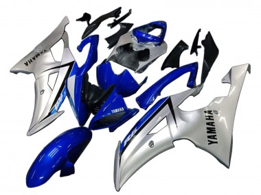 Cheap 2008-2016 Yamaha YZF 600 R6 Motorcycle Fairings - Silver Blue Canada
