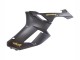 2007-2008 Kawasaki ZX6R Motorcycle Fairings - Matte Black with Yellow Logo Ninja Canada