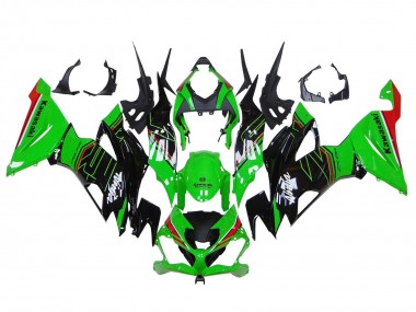 Cheap 2019-2022 Kawasaki ZX6R Motorcycle Fairings - Green Glossy Black Red Canada