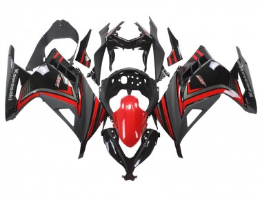 Cheap 2013-2024 Kawasaki EX300 Motorcycle Fairings - Red Black Canada