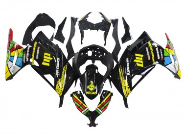 Cheap 2013-2024 Kawasaki EX300 Motorcycle Fairings - Glossy Black Yellow Red Green Blue White Canada