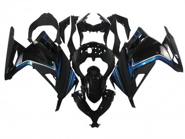 Cheap 2013-2024 Kawasaki EX300 Motorcycle Fairings - Glossy Black Blue Canada