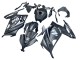 2013-2024 Kawasaki EX300 Motorcycle Fairings - Matte Black White Elf Snow Canada
