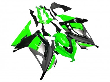 Cheap 2013-2024 Kawasaki EX300 Motorcycle Fairings - Green Silver Black Canada