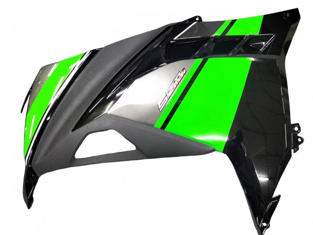 2013-2024 Kawasaki EX300 Motorcycle Fairings - Green Silver Black Canada