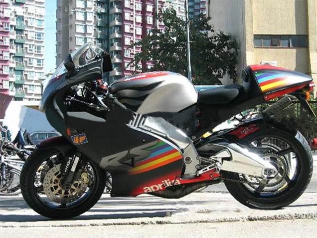 2000-2005 Aprilia RS125 Motorcycle Fairings - Black Red Silver Canada