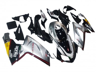 Cheap 2006-2011 Aprilia RS125 Motorcycle Fairings - Silver Black Canada