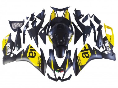 Cheap 2012-2018 Aprilia RS4 50 125 Motorcycle Fairings - Yellow Matte Black Canada