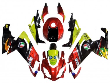 Cheap 2012-2018 Aprilia RS4 50 125 Motorcycle Fairings - Red Yellow Glossy Black Shark Canada
