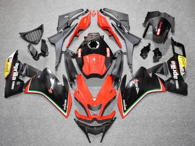 2012-2019 Aprilia RS4 50 125 Motorcycle Fairings - Red Yellow Glossy Black Canada