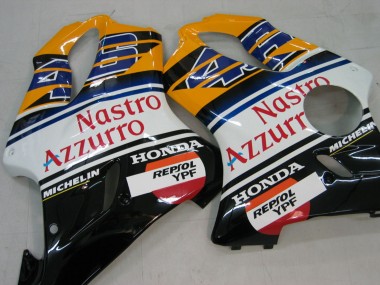 Cheap 2004-2007 Honda CBR600 F4i Motorcycle Fairings - Yellow Blue White Black Nastro Azzurro Canada