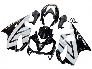 Cheap 2004-2007 Honda CBR600 F4i Motorcycle Fairings - White Glossy Black Canada