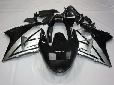 Cheap 1996-2007 Honda CBR1100XX Blackbird Motorcycle Fairings - Silver Glossy Black Canada