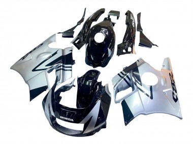Cheap 1991-1994 Honda CBR600 F2 Motorcycle Fairings - Silver Glossy Black Canada