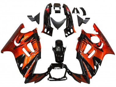 Cheap 1995-1996 Honda CBR600 F3 Motorcycle Fairings - Orange Glossy Black Canada