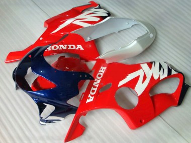 Cheap 1999-2000 Honda CBR600 F4 Motorcycle Fairings - White Red Dark Blue Canada