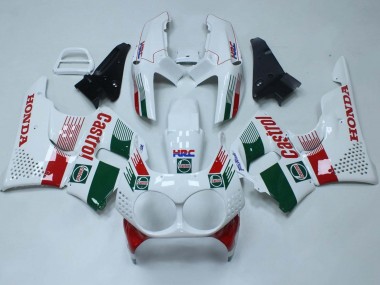 Cheap 1992-1993 Honda CBR900RR 893 Motorcycle Fairings - White Red Green Castrol HRC Canada