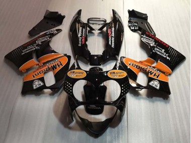 Cheap 1992-1993 Honda CBR900RR 893 Motorcycle Fairings - Glossy Black Orange Hm Plant Canada