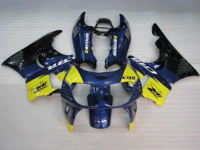 1994-1995 Honda CBR900RR 893 Motorcycle Fairings - Blue Yellow Glossy Black Canada