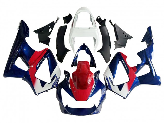 2000-2001 Honda CBR900RR 929 Motorcycle Fairing - White Red Blue Canada