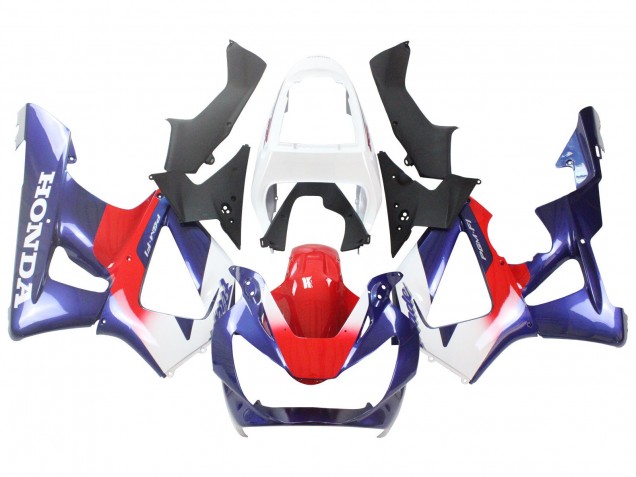 2000-2001 Honda CBR900RR 929 Motorcycle Fairings - White Red Blue Canada